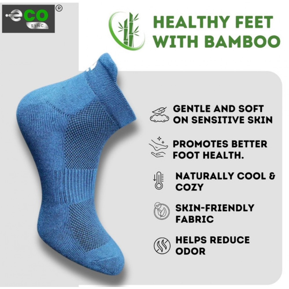 4_Pair Set Unisex Casual Cotton Printed Ankle Length Socks (Multicolor)