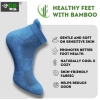 4_Pair Set Unisex Casual Cotton Printed Ankle Length Socks (Multicolor)