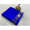 Women's Crepe Chit Pallu Solid Saree With Unstitched Blouse 5.5Mtr (Navy Blue) Women's Crepe Chit Pallu Solid Saree With Unstitched Blouse 5.5Mtr (Navy Blue)