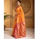 Women's Silk Blend Zari Weaving Saree With Unstitched Blouse 5.5Mtr (Orange) Women's Silk Blend Zari Weaving Saree With Unstitched Blouse 5.5Mtr (Orange)