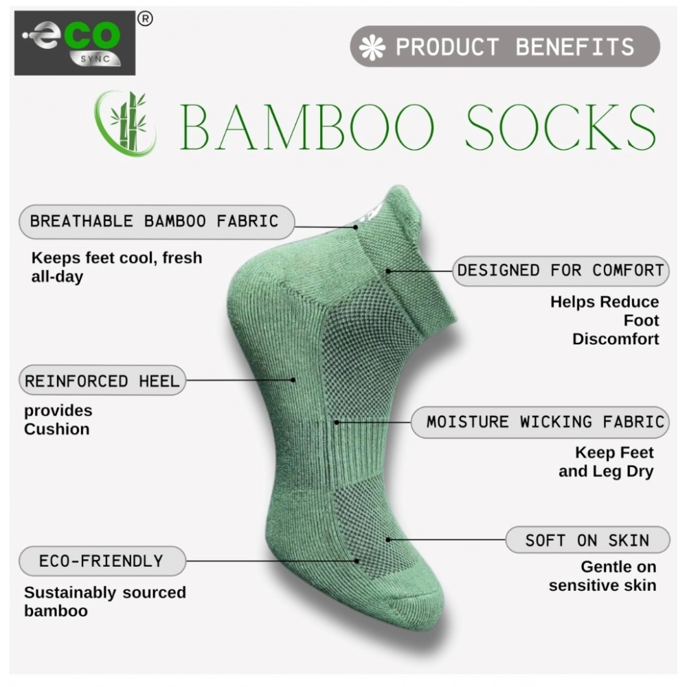 4_Pair Set Unisex Casual Cotton Printed Ankle Length Socks (Multicolor)