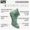 4_Pair Set Unisex Casual Cotton Printed Ankle Length Socks (Multicolor)
