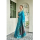 Women's Silk Blend Woven Saree With Unstitched Blouse 5.5 Mtr (Turquoise) Women's Silk Blend Woven Saree With Unstitched Blouse 5.5 Mtr (Turquoise)
