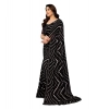 Women's Georgette Printed Saree With Unstitched Blouse 5.5Mtr (Black) Women's Georgette Printed Saree With Unstitched Blouse 5.5Mtr (Black)