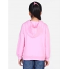 Girl's Fleece Embellished Long Sleeves Sweatshirt (Light Pink)