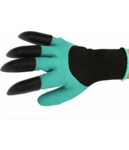 Pack Of 2_Heavy Duty Garden And Farming Gloves – Durable Protective Gloves (Color: Assorted )