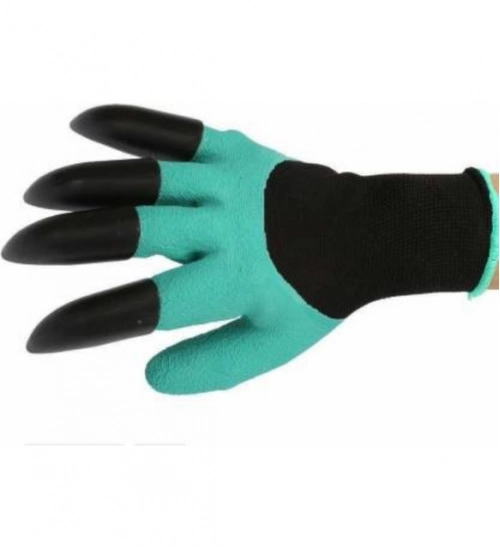 Pack Of 2_Heavy Duty Garden And Farming Gloves – Durable Protective Gloves (Color: Assorted )