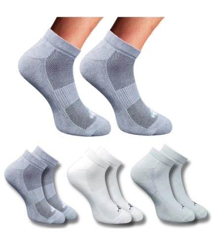3_Pair Set Unisex Casual Cotton Printed Low Cut Socks (Multicolor)