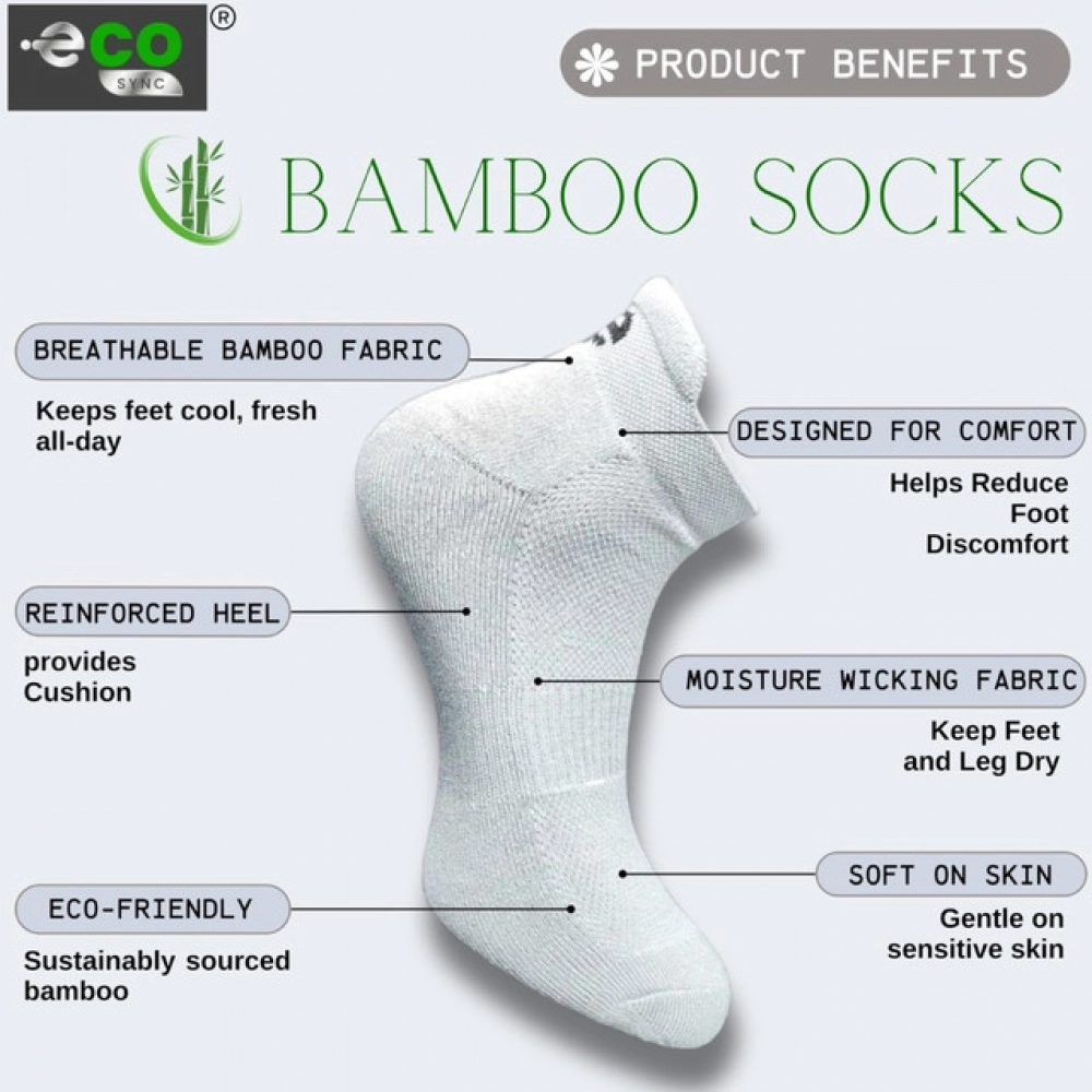 4_Pair Set Unisex Casual Cotton Printed Ankle Length Socks (Multicolor)