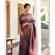Women's Litchi silk Printed Saree With Unstitched Blouse (Navy Blue) Women's Litchi silk Printed Saree With Unstitched Blouse (Navy Blue)
