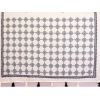 Women's Linen Cotton Printed Saree With Unstitched Blouse 5.5Mtr (Off White)