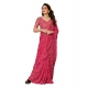 Women's Georgette Printed Saree With Unstitched Blouse 5.5Mtr (Red) Women's Georgette Printed Saree With Unstitched Blouse 5.5Mtr (Red)