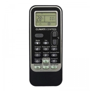 Ecomoye AC Remote No. 192 (No Backlight), Compatible/Replacement for Whirlpool AC Remote Control, Black (Exactly Same Remote will Only Work)