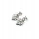 Women's Brass Silver Plated Necklace set (Pink) Women's Brass Silver Plated Necklace set (Pink)