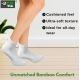 4_Pair Set Unisex Casual Cotton Printed Ankle Length Socks (Multicolor)