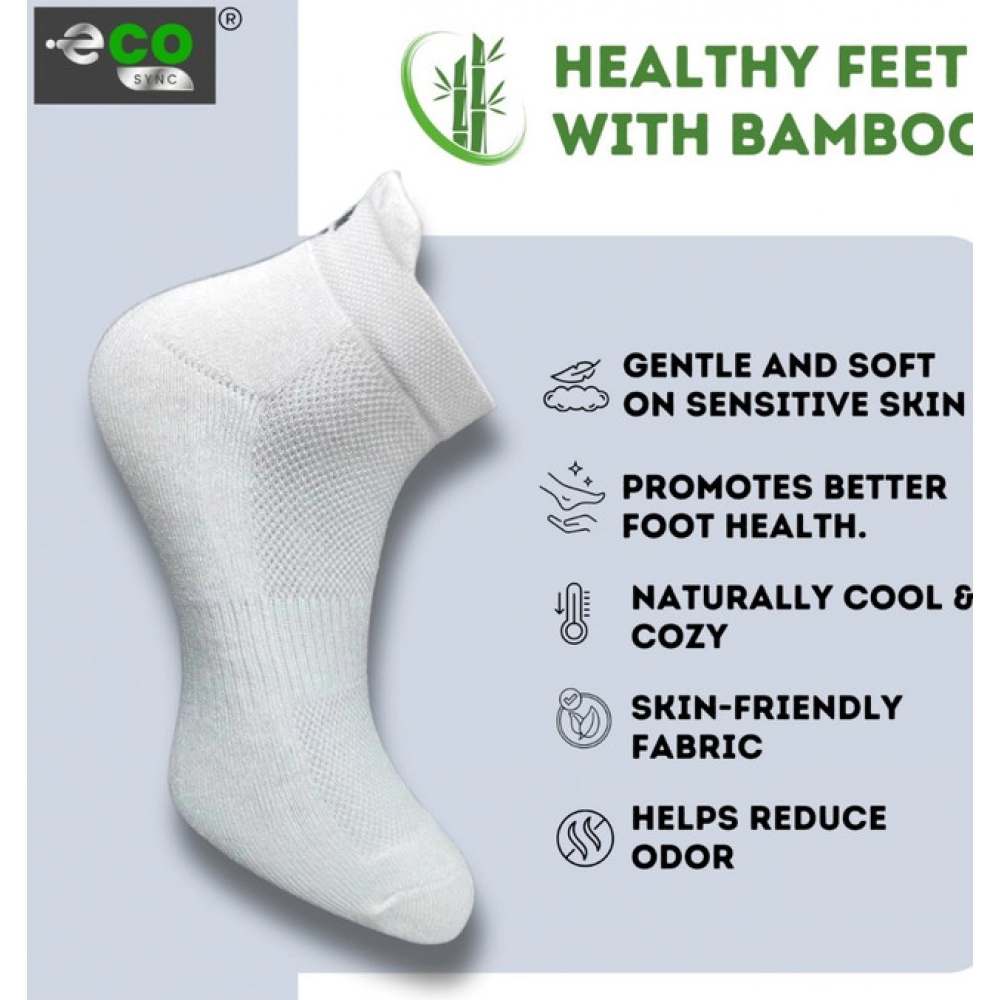 4_Pair Set Unisex Casual Cotton Printed Ankle Length Socks (Multicolor)