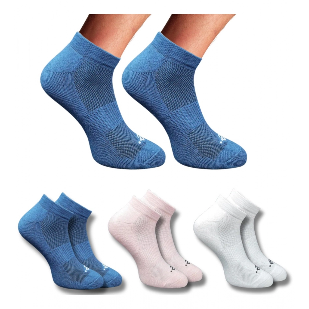 3_Pair Set Unisex Casual Cotton Printed Low Cut Socks (Multicolor) 3_Pair Set Unisex Casual Cotton Printed Low Cut Socks (Multicolor)