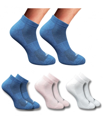 3_Pair Set Unisex Casual Cotton Printed Low Cut Socks (Multicolor)