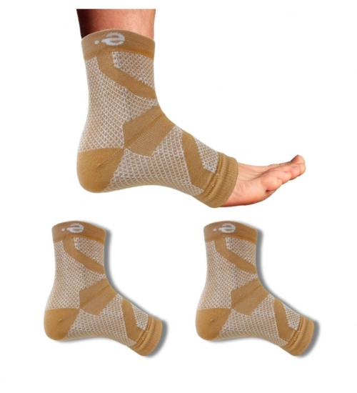 3_Pair Set Unisex Casual Cotton Printed Ankle Length Support Socks (Multicolor)