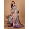 Women's Jacquard Saree With Unstitched Blouse 5.5Mtr (Multicolor) Women's Jacquard Saree With Unstitched Blouse 5.5Mtr (Multicolor)