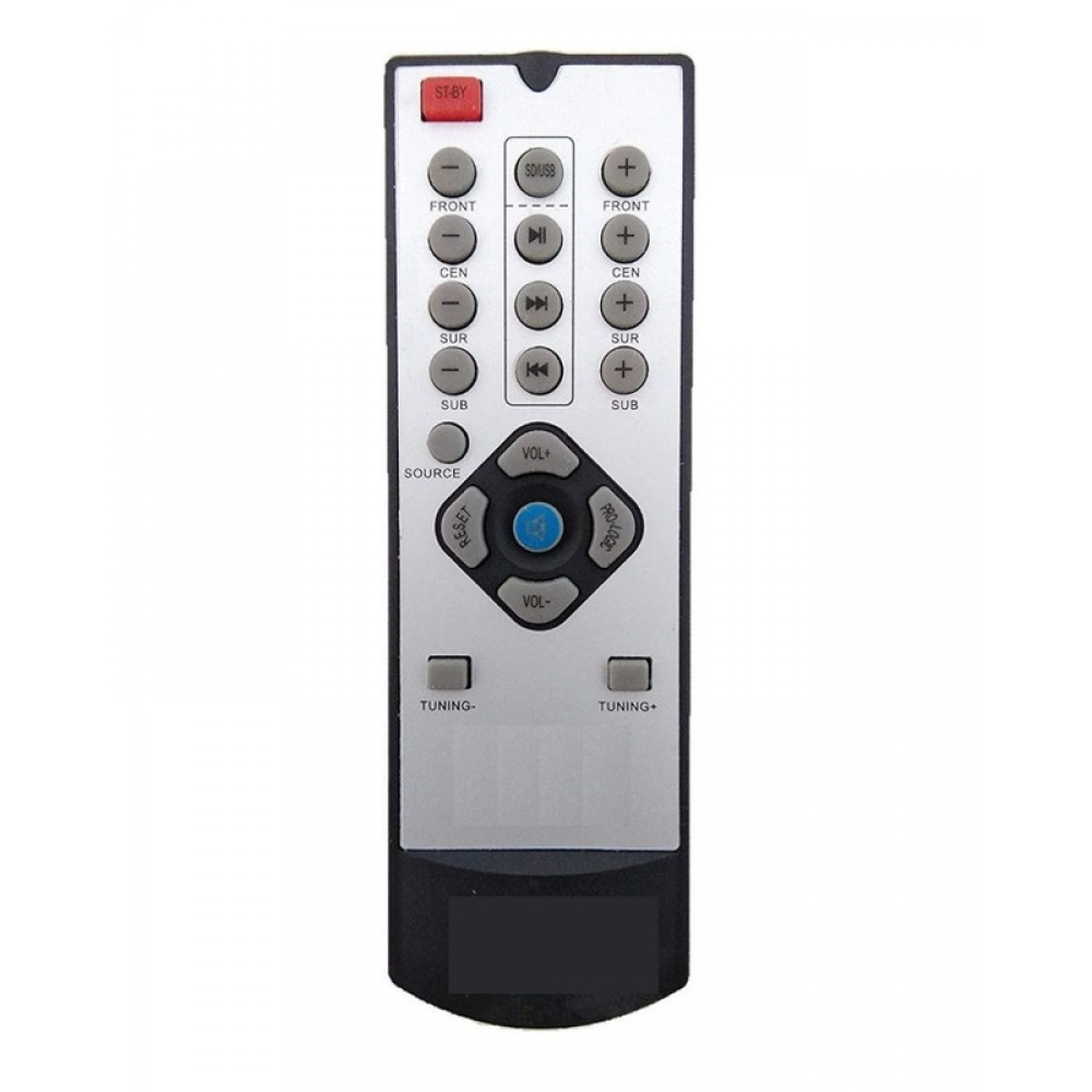 Ecomoye Home Theatre Remote No. IT-X 5900 SUF, Compatible/Replacement for Mitsun Home Theatre System Remote Control, White (Exactly Same Remote will Only Work)