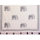 Women's Linen Cotton Printed Saree With Unstitched Blouse 5.5Mtr (Off White) Women's Linen Cotton Printed Saree With Unstitched Blouse 5.5Mtr (Off White)