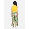 Girl's Rayon Flamingo Print Sleeveless Jumpsuit (Yellow-Multicolor) Girl's Rayon Flamingo Print Sleeveless Jumpsuit (Yellow-Multicolor)