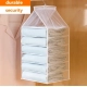 Hanging Foldable Fabric Closet Organizer with 6 Shelves