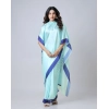 Women's Soft Crepe Silk Printed Ready To Wear Saree With Unstitched Blouse 5.5Mtr (Turquoise) Women's Soft Crepe Silk Printed Ready To Wear Saree With Unstitched Blouse 5.5Mtr (Turquoise)