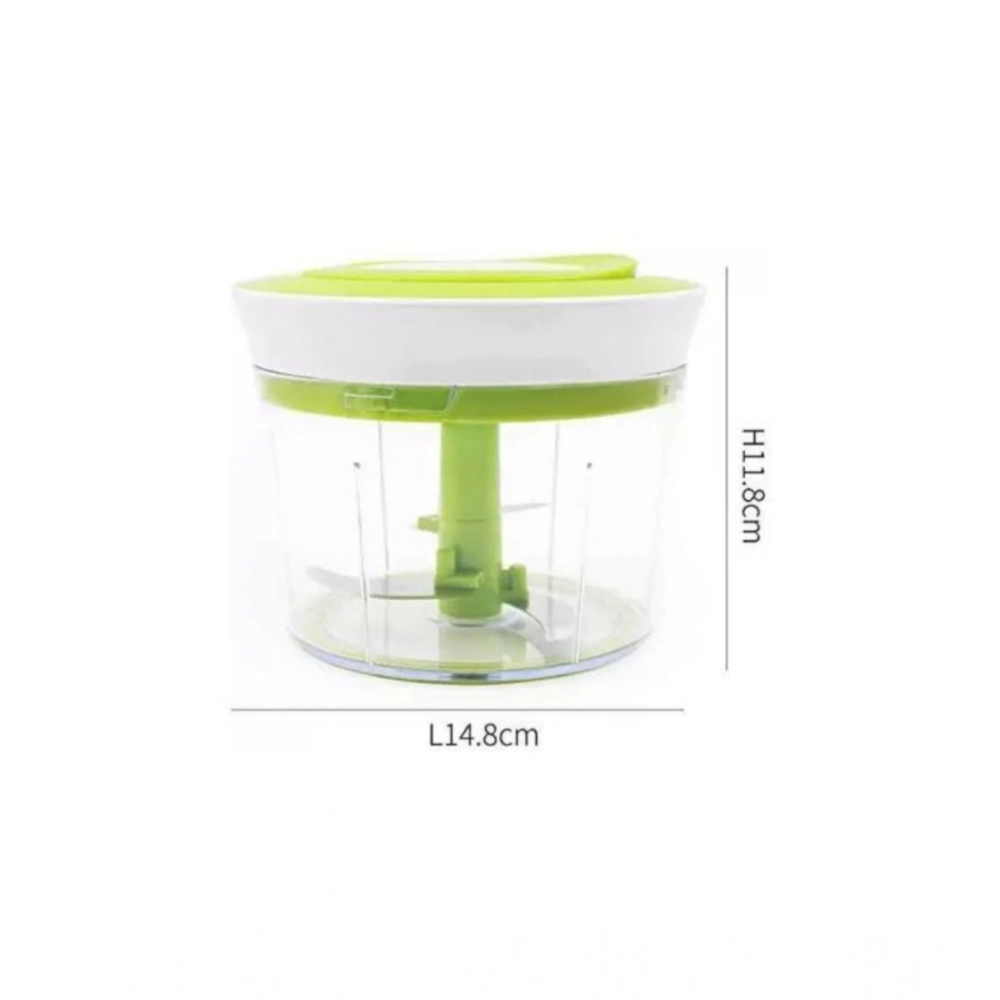 2-in-1 Manual Smart Chopper – Handy Vegetable And Fruit Processor (Color: Assorted )