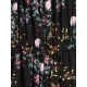Girl's Rayon Floral Sleeveless Jumpsuit (Black-Pink) Girl's Rayon Floral Sleeveless Jumpsuit (Black-Pink)