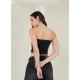 Women's Denim Lycra Solid Sleeveless Top (Black) Women's Denim Lycra Solid Sleeveless Top (Black)