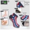 3_Pair Set Unisex Casual Cotton Printed Low Cut Socks (Multicolor) 3_Pair Set Unisex Casual Cotton Printed Low Cut Socks (Multicolor)