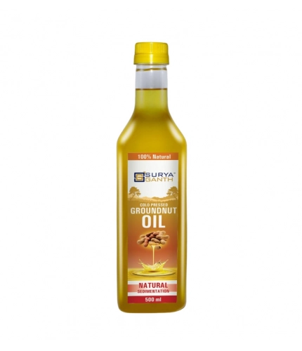 Surya Ganth Cold Pressed Groundnut Oil (Natural Sedimentation)