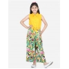 Girl's Rayon Flamingo Print Sleeveless Jumpsuit (Yellow-Multicolor) Girl's Rayon Flamingo Print Sleeveless Jumpsuit (Yellow-Multicolor)