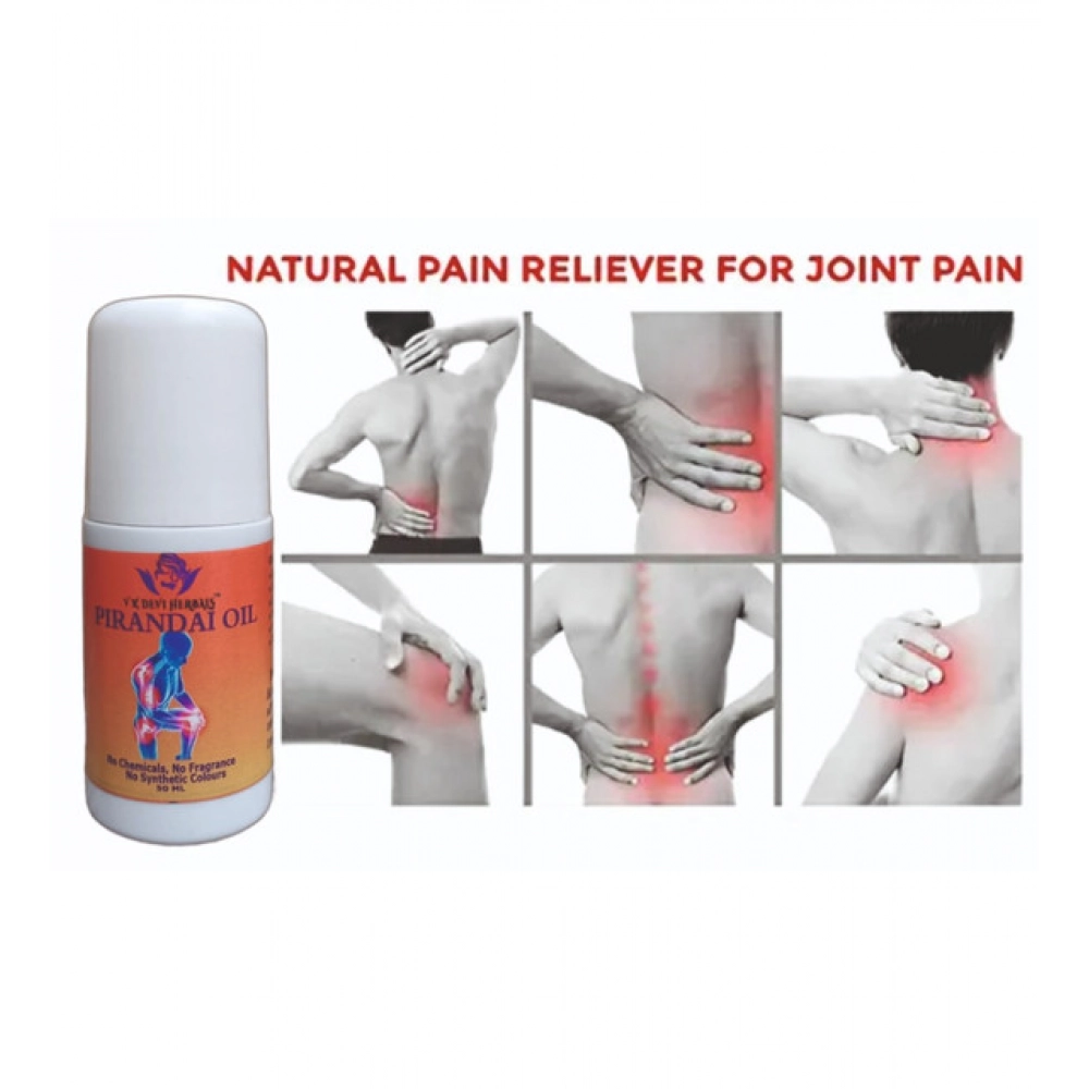 Devi Herbal Pirandai Pain Relief 50 ML Oil - Natural, Chemical-Free Oil