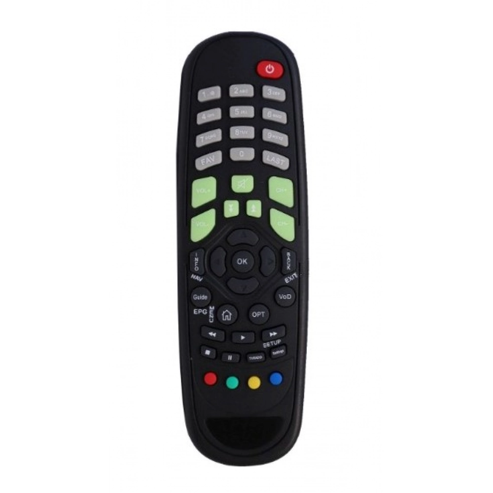 Ecomoye Set Top Box Remote No. STB03, Compatible/Replacement for Den Set Top Box Remote Control, Black (Exactly Same Remote will Only Work)