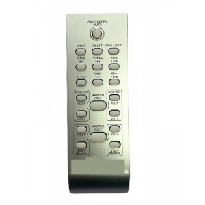 Ecomoye Home Theatre Remote No. HT09, Compatible/Replacement for Ricardo, Impex, iBall, Mack, Target Home Theatre Remote, White (Exactly Same Remote will Only Work)