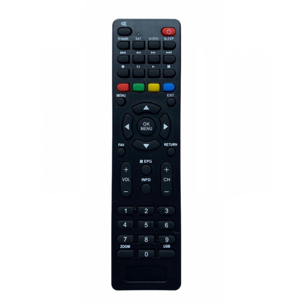 Ecomoye DTH Remote No. 756 with EPG Function (with WiFi), Compatible/Replacement for Free Dish Remote, Black (Exactly Same Remote will Only Work)