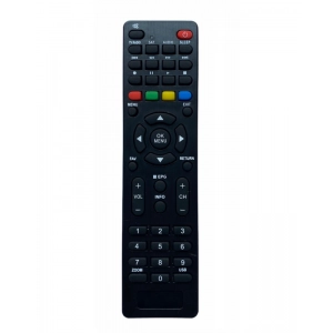 Ecomoye DTH Remote No. 756 with EPG Function (with WiFi), Compatible/Replacement for Free Dish Remote, Black (Exactly Same Remote will Only Work)