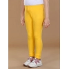 Girl's Cotton Lycra Solid Elasticated Leggings (Yellow) Girl's Cotton Lycra Solid Elasticated Leggings (Yellow)