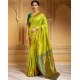 Women's Silk Blend Zari Weaving Saree With Unstitched Blouse 5.5Mtr (Lime-Green) Women's Silk Blend Zari Weaving Saree With Unstitched Blouse 5.5Mtr (Lime-Green)