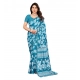 Women's Georgette Printed Saree With Unstitched Blouse 5.5Mtr (Sky Blue) Women's Georgette Printed Saree With Unstitched Blouse 5.5Mtr (Sky Blue)