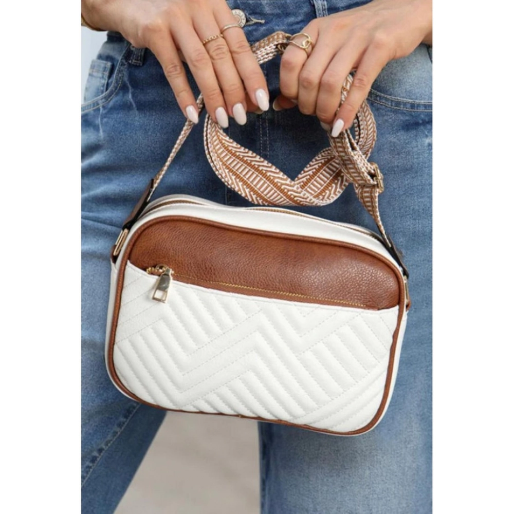 Women's PU Leather Zipper Sling Bag Women's PU Leather Zipper Sling Bag