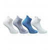 4_Pair Set Unisex Casual Cotton Printed Ankle Length Socks (Multicolor)