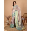 Women's Jacquard Saree With Unstitched Blouse 5.5Mtr (Multicolor) Women's Jacquard Saree With Unstitched Blouse 5.5Mtr (Multicolor)