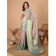 Women's Jacquard Saree With Unstitched Blouse 5.5Mtr (Multicolor)