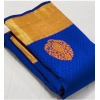 Women's Soft Lichi Silk Printed Saree With Unstitched Blouse 5.5Mtr (Royal-Blue) Women's Soft Lichi Silk Printed Saree With Unstitched Blouse 5.5Mtr (Royal-Blue)