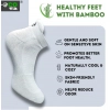 4_Pair Set Unisex Casual Cotton Printed Ankle Length Socks (Multicolor)