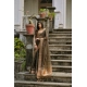 Women's Silk_Blend Butti Pattern Saree With Unstitched Blouse 5.5Mtr (Coffee)